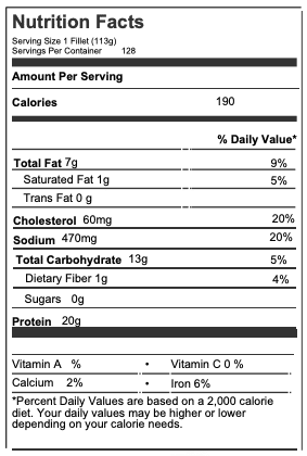 792422 Nutrition Facts