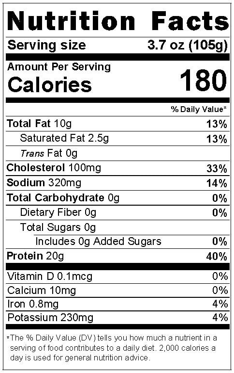 791895 NutritionLabel